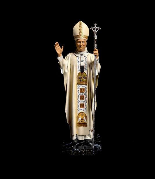 Pope Leo XIV Statue – Hand-Painted Catholic Figurine | Limited Edition 2025 Papal Sculpture | New Pope Collectible Religious Gift
