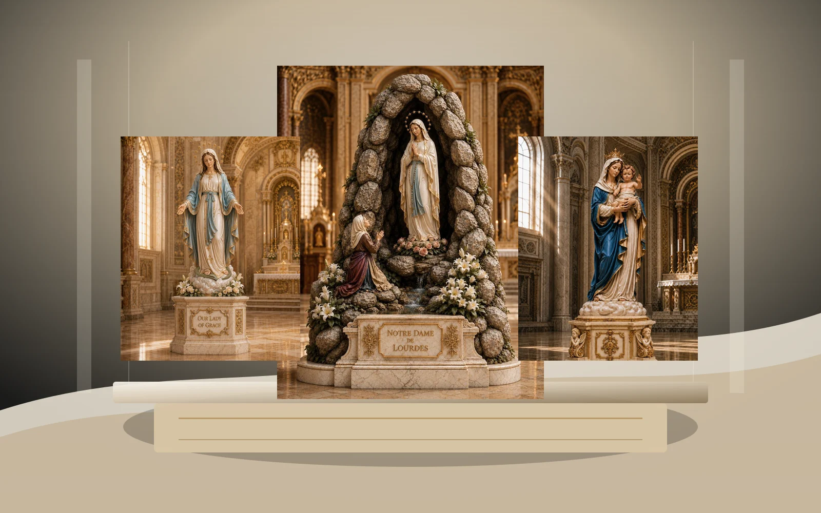 Statuary Display Church Statues and Chapel Display Figures | Megamonument Studio